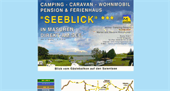 Desktop Screenshot of campingpension.de